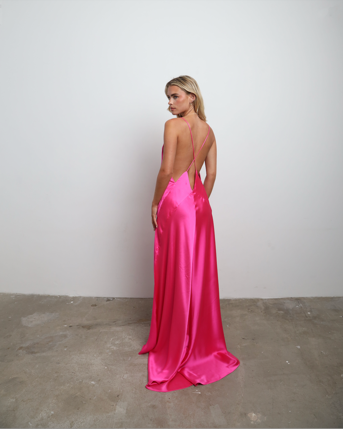 Halden Dress - Hot Pink